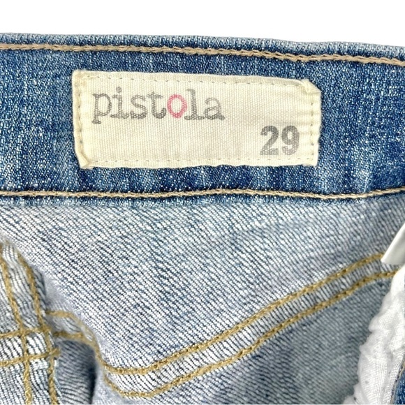 Pistola Slim Fit Frayed Hem Skinny Crop Jeans Size 29 - Picture 4 of 6